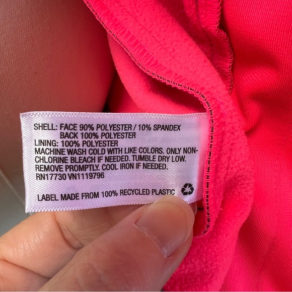 Cat and Jack Grey Pink Hooded Rain Coat - Picture 8 of 11